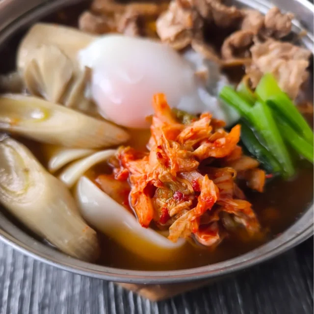 お疲れ様です 本日の夕食です いつも見ていただき感謝です。キムチチゲです 寒い時期の鍋物は体が温まりますね。#キムチチゲ #横手市 #秋田県 #東北好きな人と繋がりたい